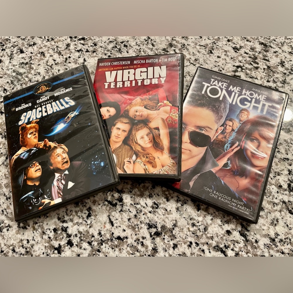 Movie Bundle: SpaceBalls, Virgin Territory, Take Me Home Tonight